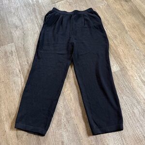 St. John Basics Womens Straight  Leg Knit Slide On Pants Black Size 10